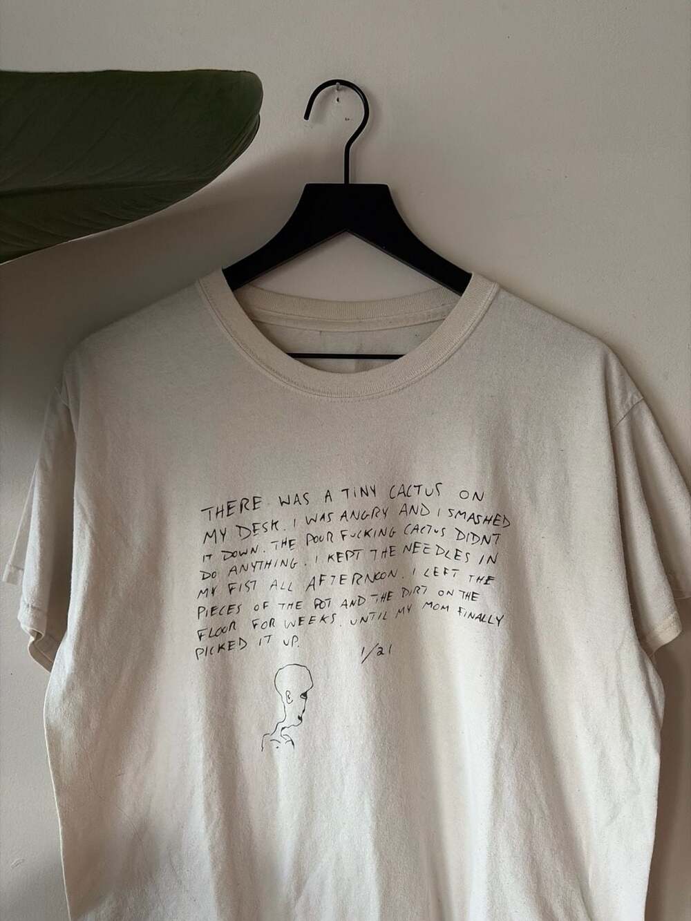 Graphic T-Shirt White Tiny Cactus Graphic Pre-Owned